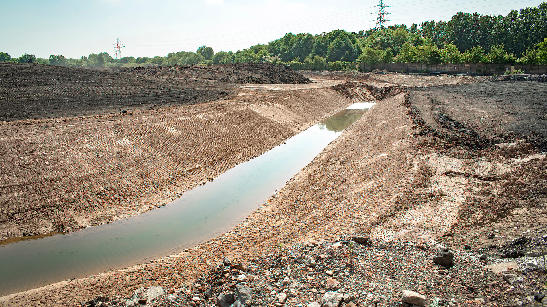 Soil remediation Effective sludge dewatering with application of the